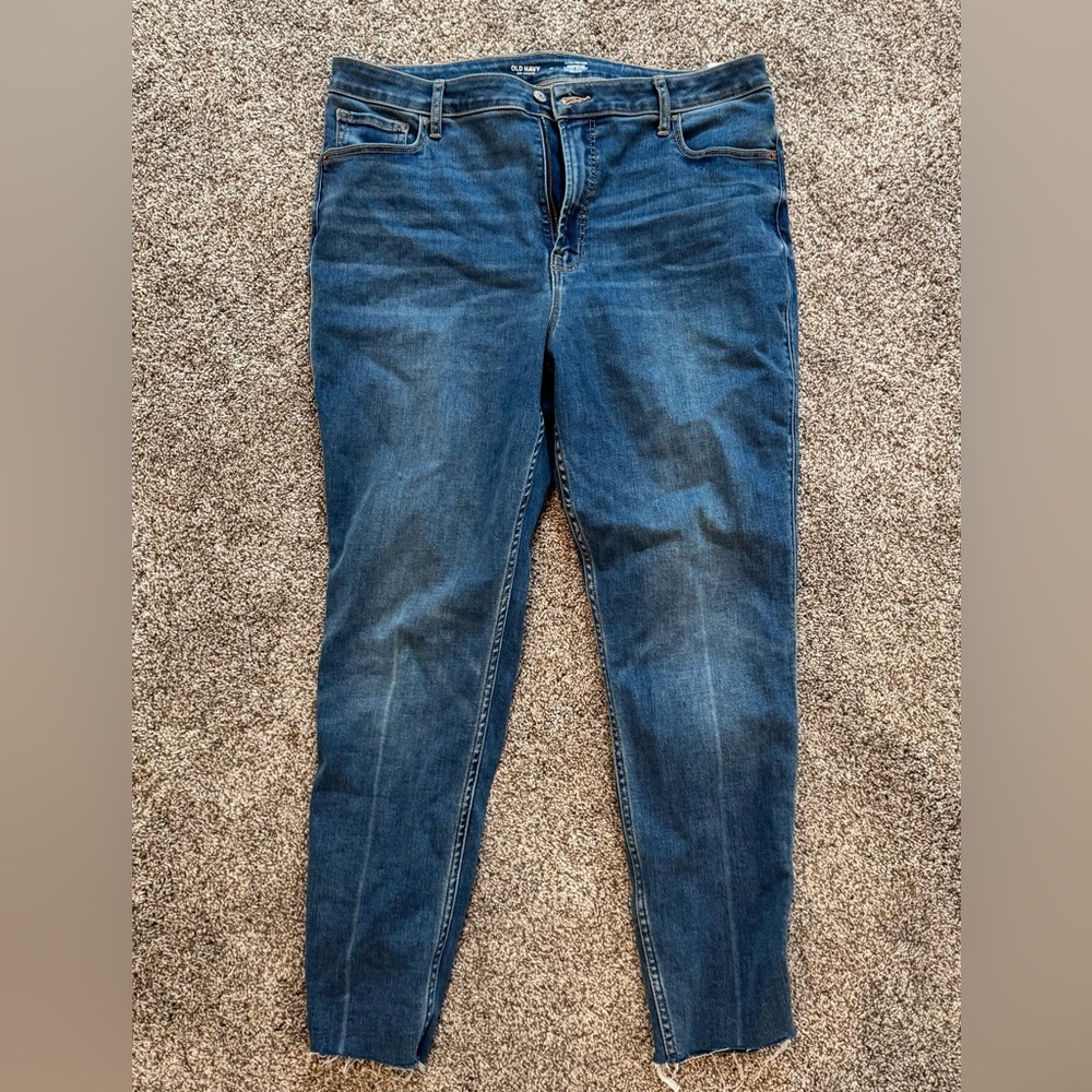 Old Navy Women's Dark Blue Skinny Jeans